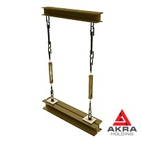 Подвеска ПГ2ш 480х8000х70 мм для горизонтальных трубопроводов