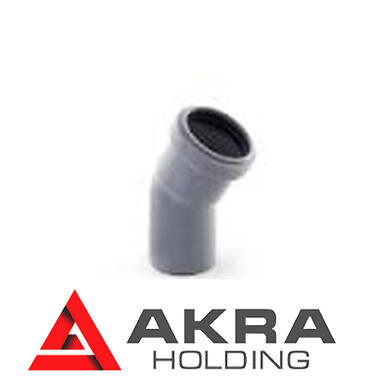 Отвод канализационный 50х30гр ПП