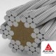 Steel rope (cable) triple lay LK-R 3.4 mm