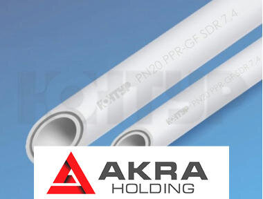 Полипропиленовая труба PN20 D110 GF стекловолокно SDR 7,4 PPR