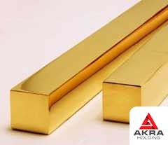 Квадрат латунный 46х46 мм ЛС59