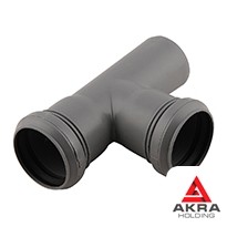 Тройник чугунный прямой 80x80 мм ЧК