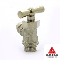 Кран запорный проходной штуцерный ручной