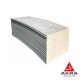 Chrysotile cement sheet 1735x980x5.8 mm waved