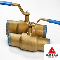 Кран проходной под приварку с ручным управлением из спецсплава