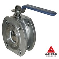 Кран проходной фланцевый с ручным управлением