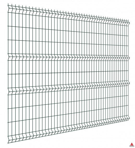 3D панель ограждения оцинкованная 2430х2500х5 мм