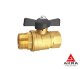 Кран латунный шаровой SWB65-M25-F25