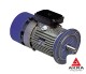 Electric motor with built-in electromagnetic brake AIR56A2EE2 56x0.18x3000, combined mounting