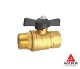 Кран латунный шаровой BS1143-0020