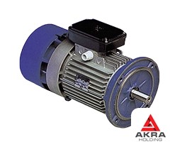 Electric motor with built-in electromagnetic brake AIR63V2EE2 63x0.55x3000, combined mounting