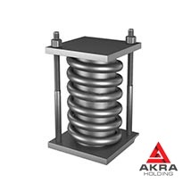 Пружинный сдвоенный блок для подвесок трубопроводов АЭС и ТЭЦ 2006x2400x210x42,4 Сталь 20 ОСТ 108.275.59-80