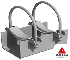 Опора стальная подвижная 133x0,39 ОПБ1 ГОСТ 14911-82