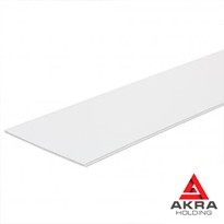Rigid plastic, Color - white gloss 1x1500x3000 mm