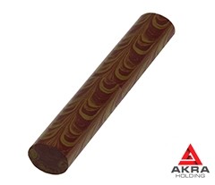 Ebonite rod 21x400 B GOST 2748-77