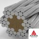 Steel rope (cable) triple lay LK-R 58.5 mm