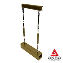 Подвеска ПМ2у 480х4000х29 мм для горизонтальных трубопроводов