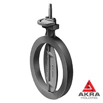 Заслонка дроссельная с уплотненным затвором