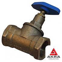 Судовые клапаны муфтовые латунные 6x25x0,66 ЛЦ40Мц1,5 ГОСТ 17711 - 93