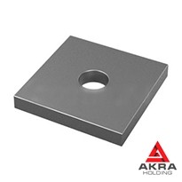 Опорная плита для подвесок трубопроводов 50x260x53x5,15 ВСт3пс5 ОСТ 108.275.61-80