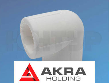 Угольник для труб, отвод D90/90гр. PPR