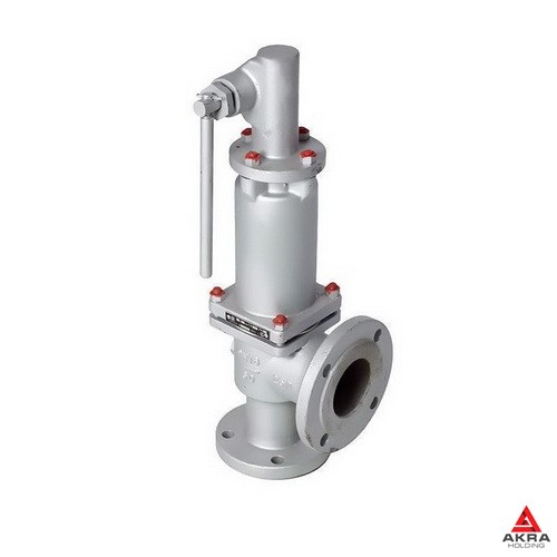 Клапан предохранительный пружинный полноподъемный с принудительным подрывом 524-36.042-01 (ИПЛT.494141.021-01)