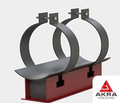 Подвижная и направляющая опора в ППУ изоляции 700x277,1 ПО-700 НТС 65-06в1