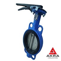 Затвор поворотный с ручным приводом