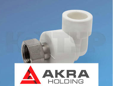 Угольник для труб с накидной гайкой и латуной втулкой D25-3/4 PPR