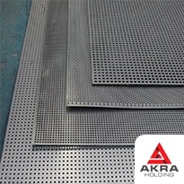 Лист перфорированный Qv шаг 10 мм, отверстие 5 мм 0,4х600х1200 мм 09Г2С оцинкованный