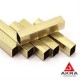 Латунный профиль квадратный Л63 90х90х4 мм