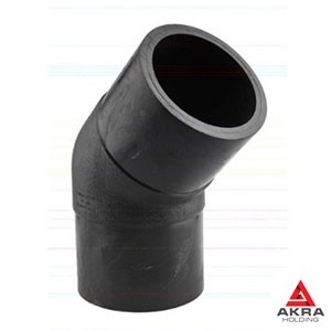 Отвод полиэтиленовый литой 45 градусов SDR 11 90 мм